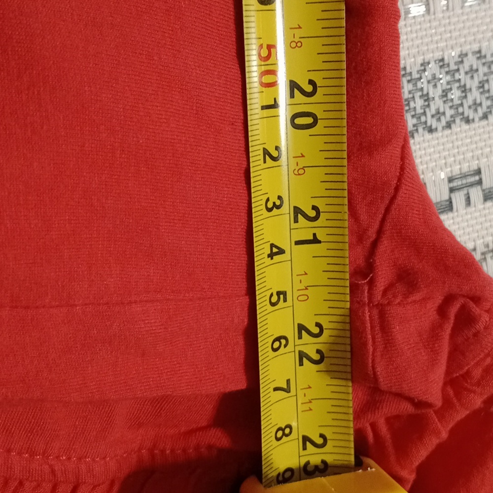 Vibrant Red Ruffle Sleeve Top - Picture 6 of 6